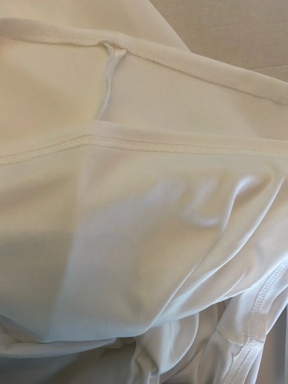 Calvin Klein Cap Sleeve V-Neck Scuba Crepe Midi Sheath Career White 12